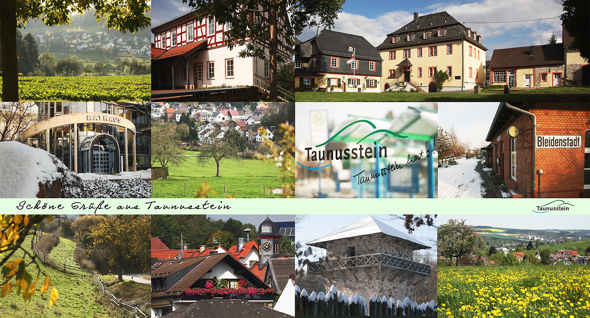 Maxipostkarte Taunusstein gesamt