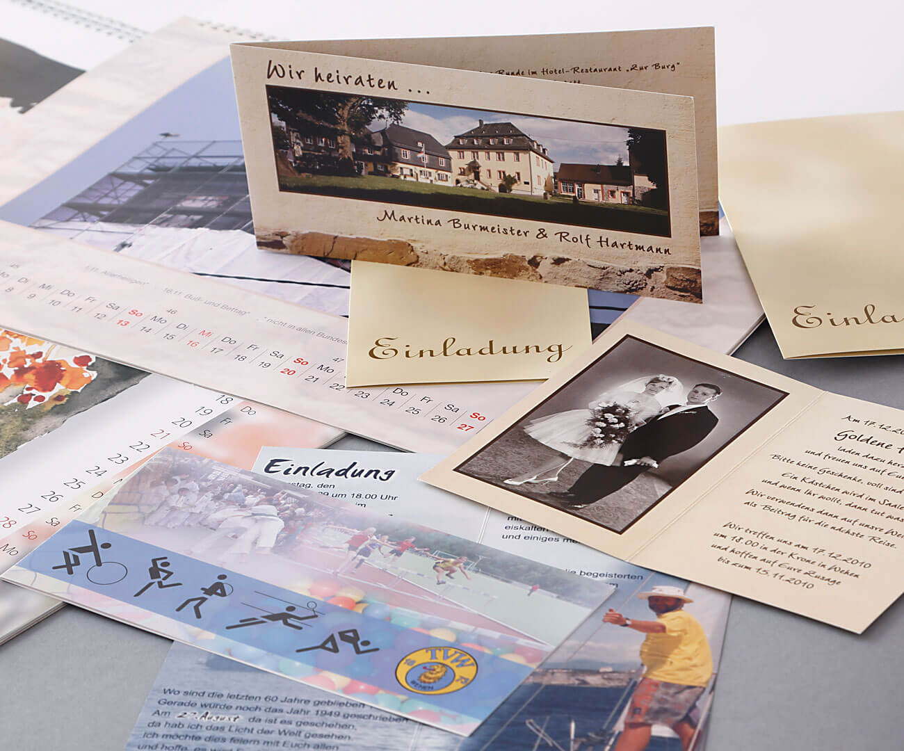 für jeden Anlaß das richtige Produkt!