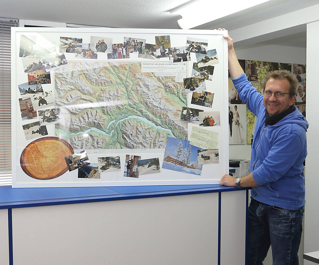 große Rahmencollage