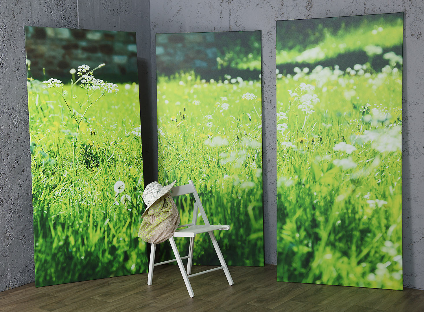 Leinwände als Wanddekorationen