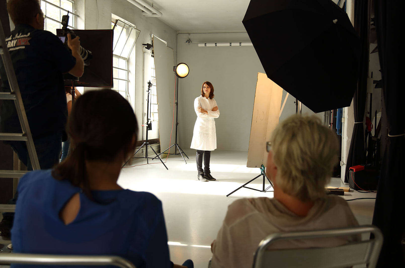 im Mietstudio in Frankfurt