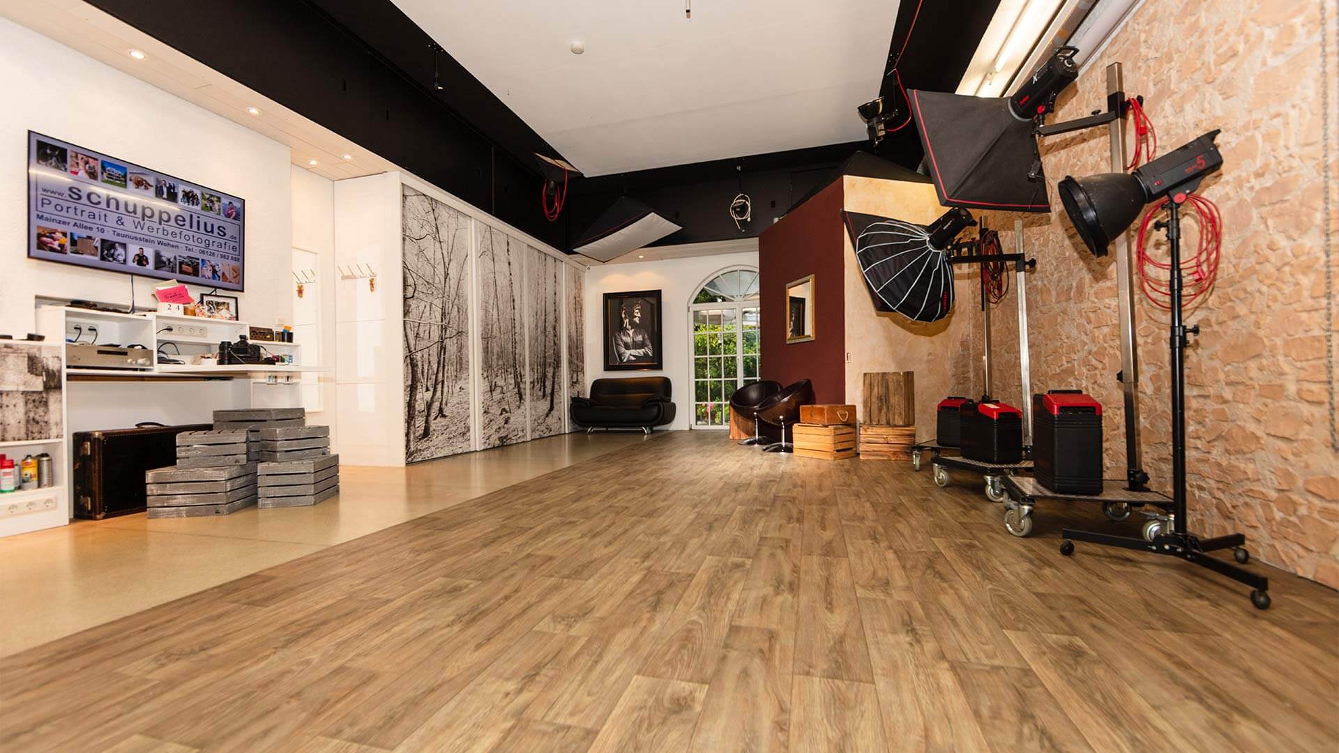 unser grosses Studio 2022 - aufgeräumt ;-)